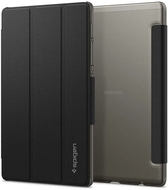 Puzdro na tablet Spigen Liquid Air Folio Black Samsung Galaxy Tab A7 Lite