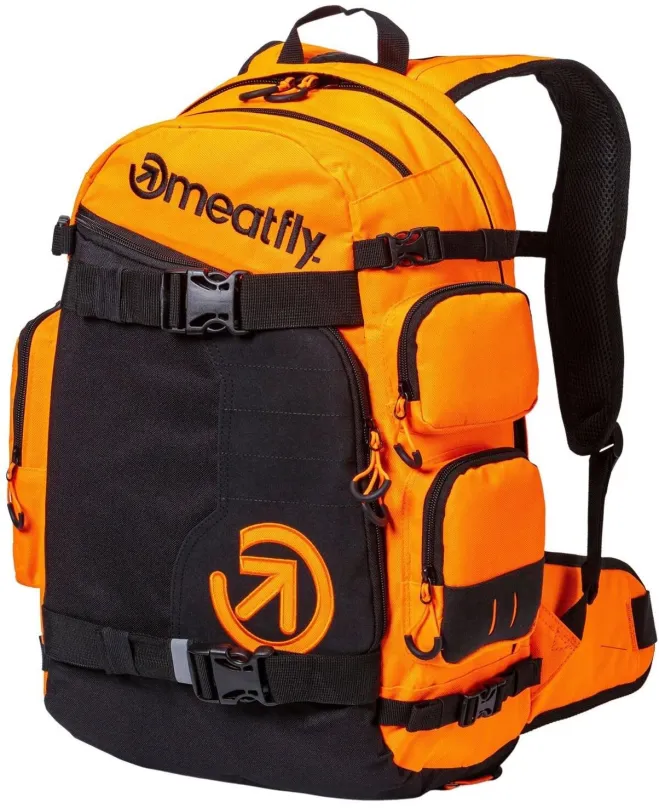 Mestský batoh Meatfly Wanderer Safety Orange 28 L