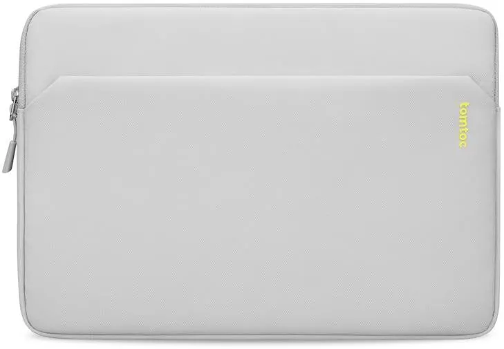 Púzdro na notebook tomtoc Sleeve - 13" MacBook Air / 14" MacBook Pro, svetlo šedá