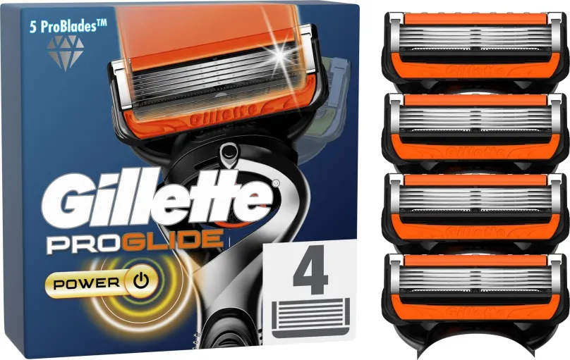 Pánske náhradné hlavice GILLETTE Fusion5 ProGlide Power 4 ks
