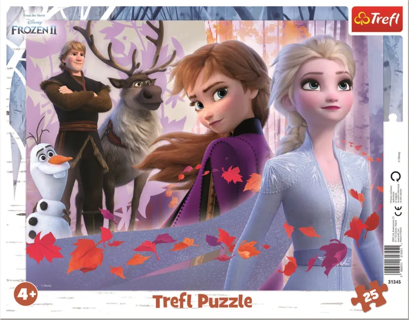 TREFL Puzzle Ľadové kráľovstvo: Dobrodružstvo 25 dielikov