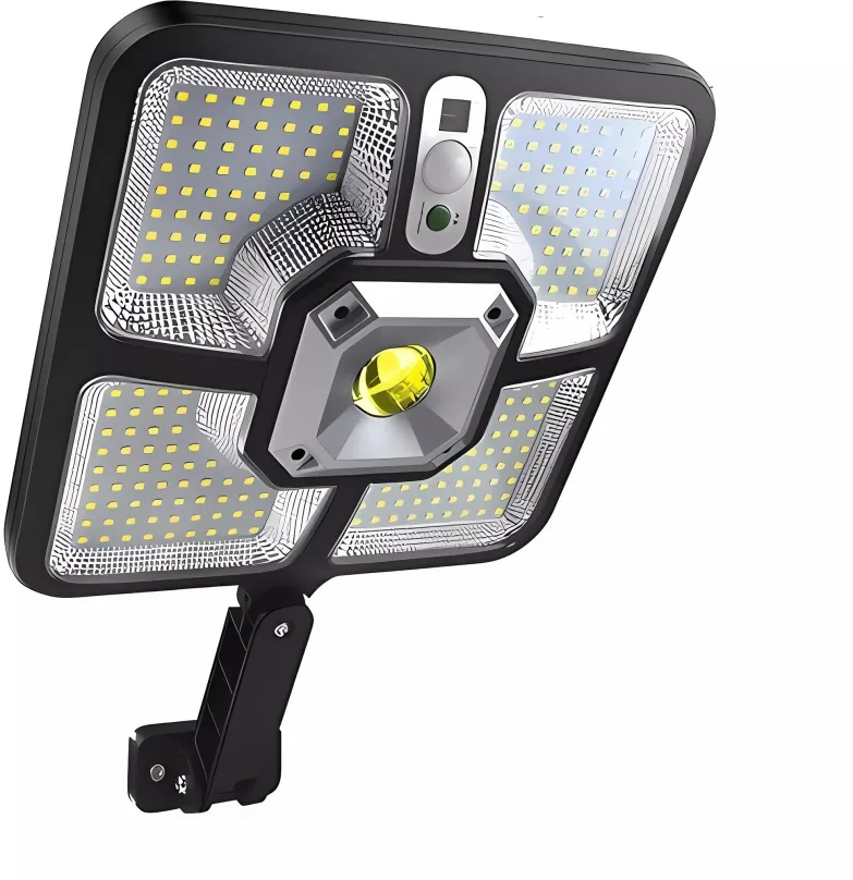 LED reflektor Izoxis 22736 Pouličné osvetlenie solárne 220 LED COB, IP65, 8 W, čierne