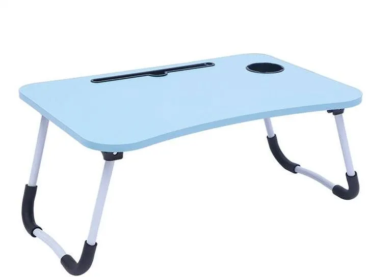 Stolík na notebook MDS Skladací stolík pod notebook 60 x 27 x 40 cm, modrý