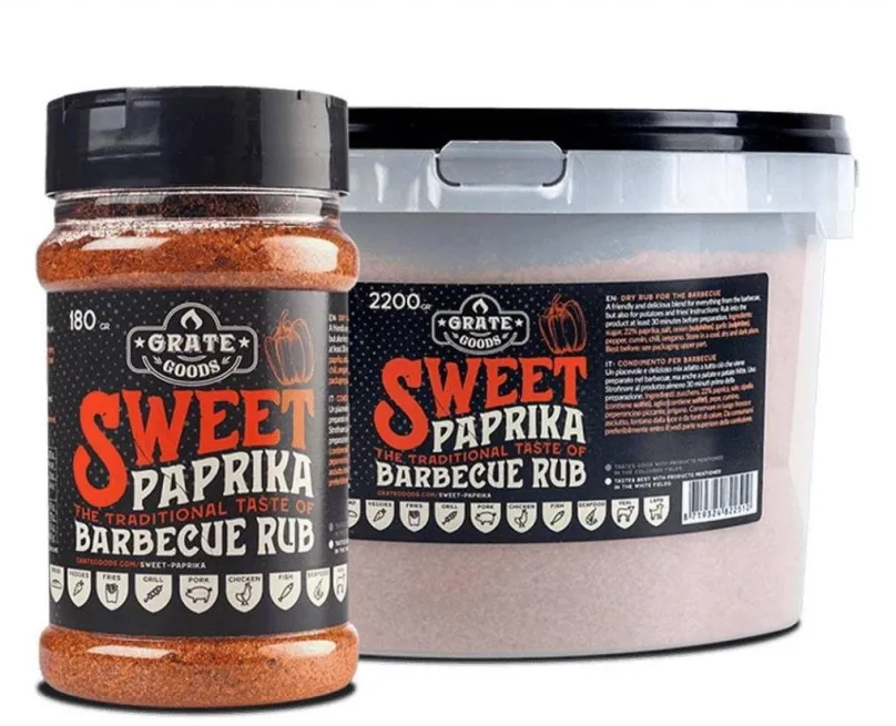 BBQ korenie Sweet Paprika Premium BBQ 2,2kg GrateGoods