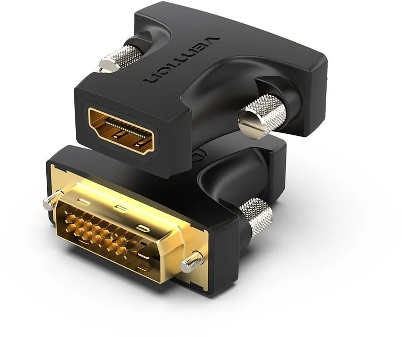 Redukcia Vention HDMI (F) to DVI (24+1) Male Adapter Black