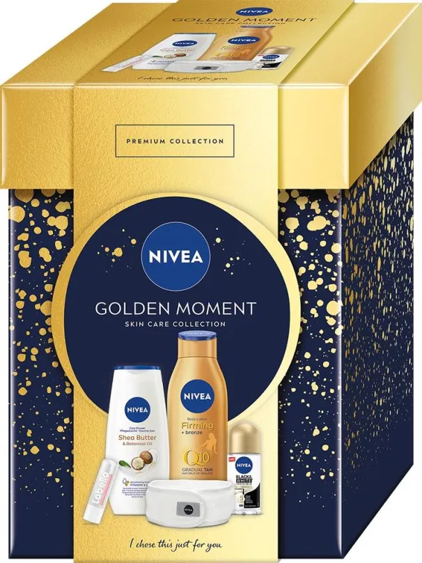 Darčeková kozmetická sada NIVEA Box Golden Care 2023 755 ml