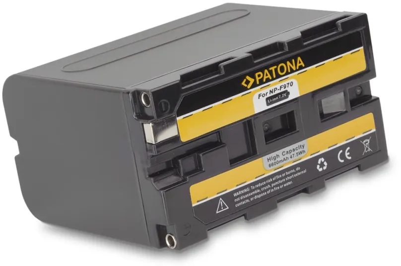 Batérie pre fotoaparát Paton pre Sony NP-F970 6600mAh Li-Ion