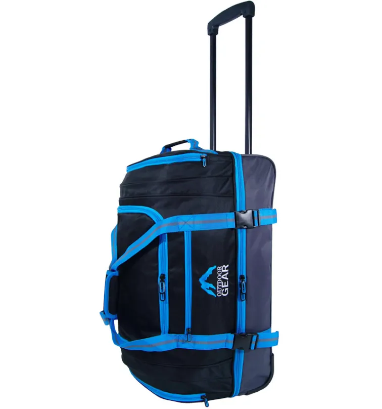 Cestovná taška na kolieskach GEAR T-805/22 "- čierna / modrá