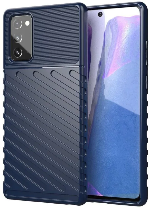 Kryt na mobil Thunder silikónový kryt na Samsung Galaxy Note 20, modrý
