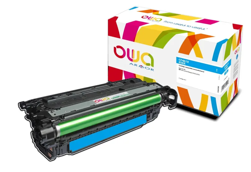 OWA Armor toner kompatibilný s HP CF461X, 22000st, modrá/cyan