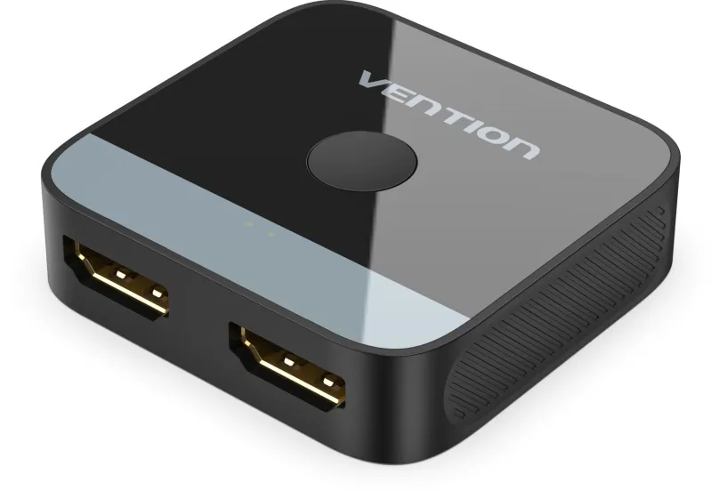 Switch Vention 2-Port HDMI Bi-Direction 4K Switcher Black ABS Type, obojsmerný, jednoduché