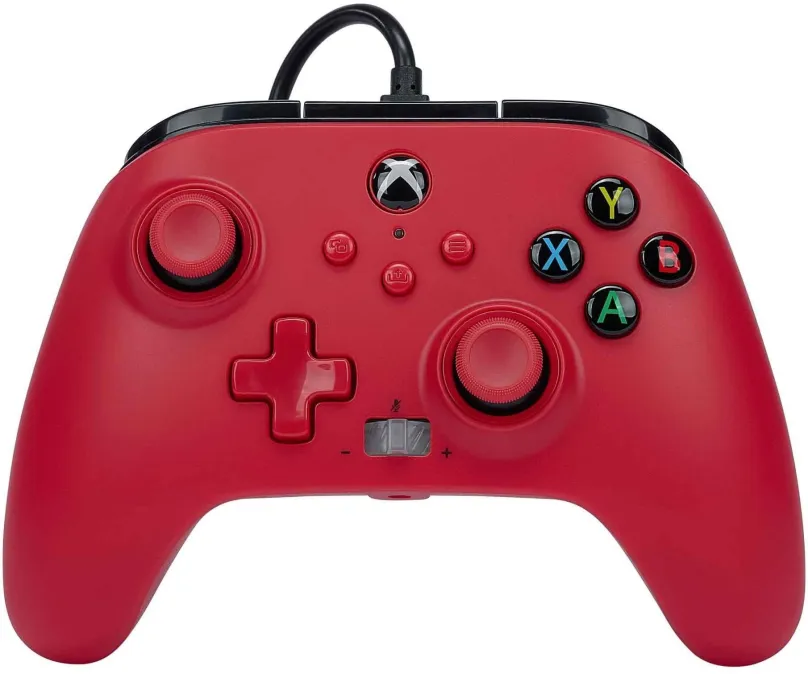 Gamepad PowerA Enhanced Wired Controller - Artisan Red - Xbox, pre Xbox Series X|S, kompat