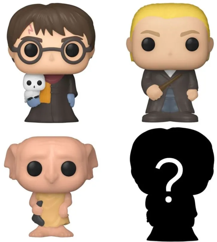 Funko Bitty POP: HP- Harry v robe w/scarf 4PK