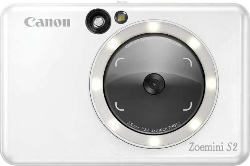 Instantný fotoaparát Canon Zoemini S2 biela