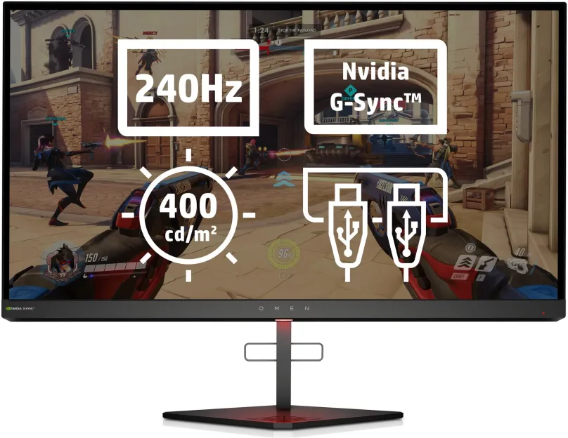 LCD monitor 24.5" HP OMEN X 25