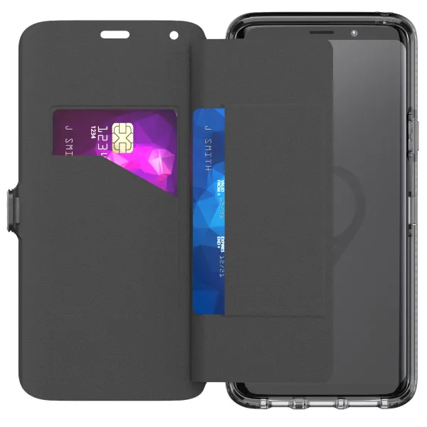 Tech21 Evo Wallet Samsung Galaxy S9 + - čierna