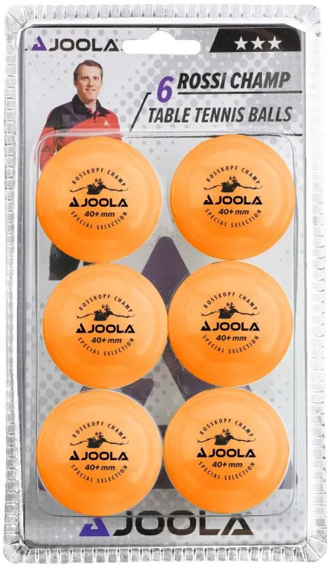 Loptičky na stolný tenis Joola Rossi Champ 6ks oranžové