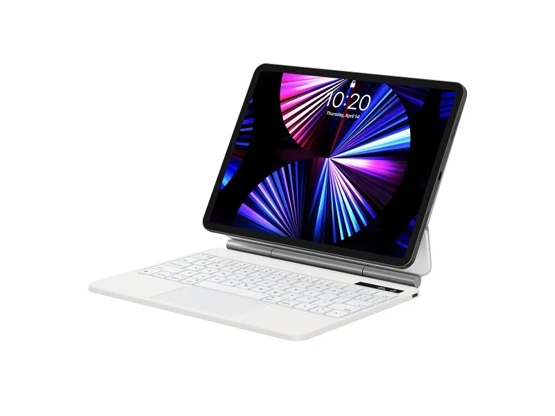 Baseus púzdro s klávesnicou Brilliance Series Pro pre Apple iPad Pro 11"/Air4/5 10.9" biela