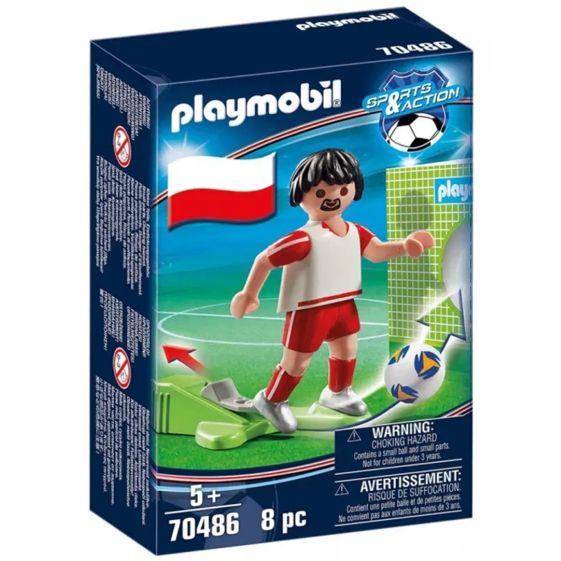 Playmobil 70486 Futbalista Poľska