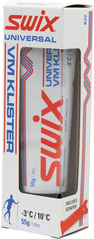 Lyžiarsky vosk Swix klister K22 univerzálny 55g