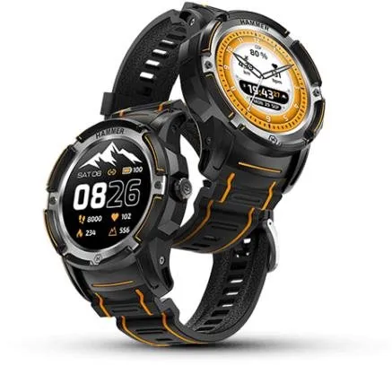 Chytré hodinky myPhone Hammer Watch Plus čierno-oranžové
