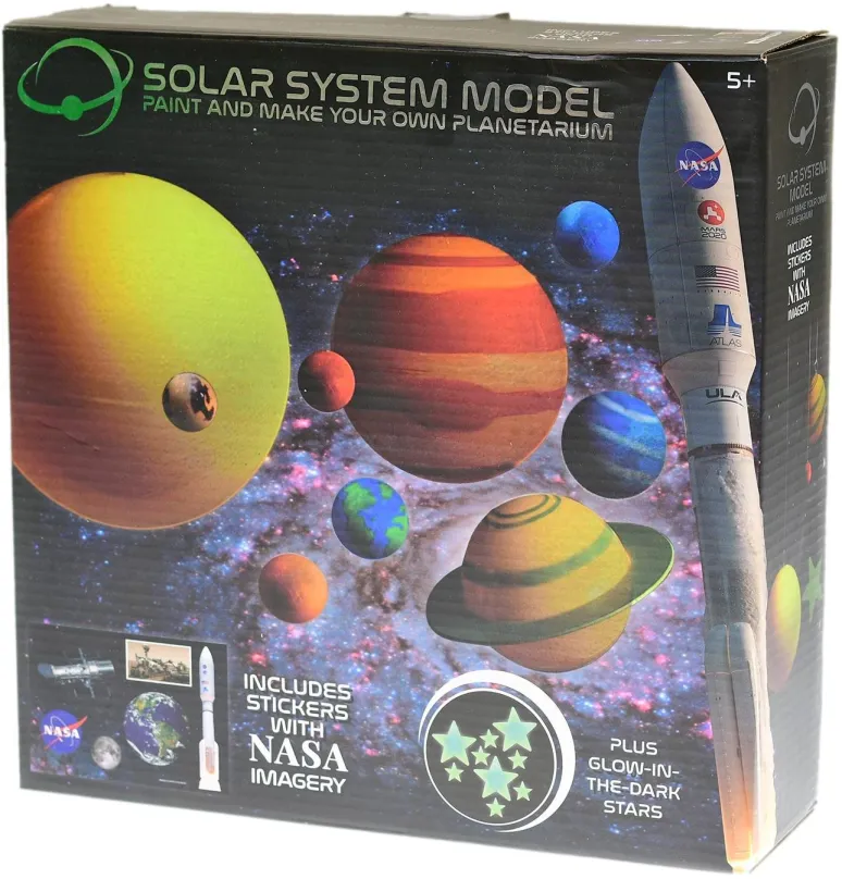 Experimentálna sada TM-TOYS NASA sada na výrobu slnečnej sústavy v krabičke