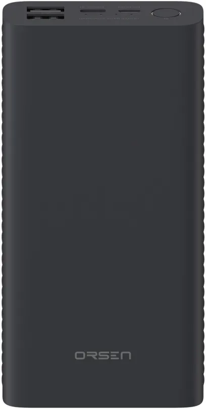 Powerbanka Eloop ORSEN E39 20000mAh, čierna, 20000 mAh - celkový výkon 10,5 W, 2 výstupy: