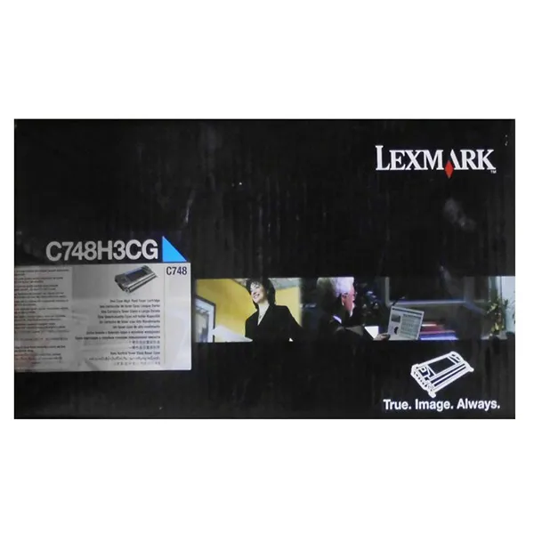Lexmark originálny toner C748H3CG, cyan, 10000 strán, C748, Lexmark C748de, C748dte, C748e, O