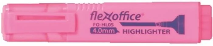 Zvýrazňovač FLEXOFFICE HL05 4mm ružový