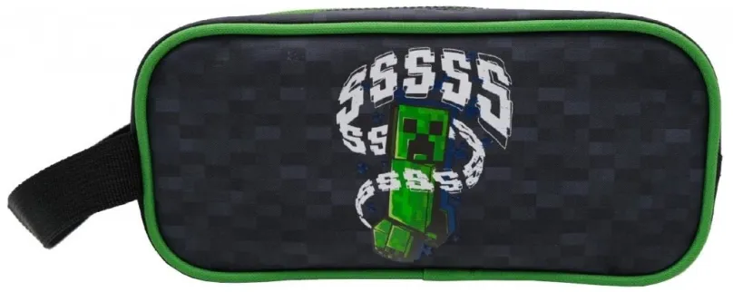 Puzdro do školy Minecraft - Creeper Sss - peračník na písacie potreby