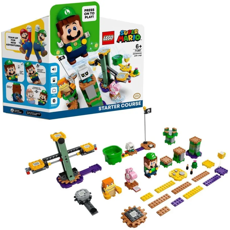 LEGO stavebnica LEGO® Super Mario™ 71387 Dobrodružstvo s Luigim – štartovací set