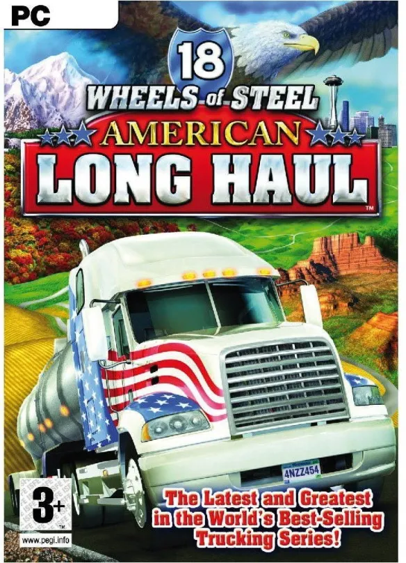 Hra na PC 18 Wheels of Steel: American Long Haul, krabicová verzia, žáner: simulátor,