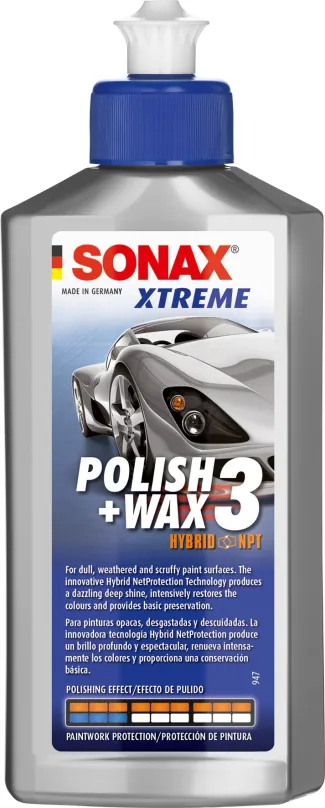 Leštenka na auto SONAX Xtreme Polish & Wax 3 - leštenka, 250ml