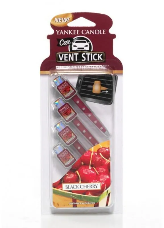 Vôňa do auta YANKEE CANDLE Black Cherry Vent Stick 28 g