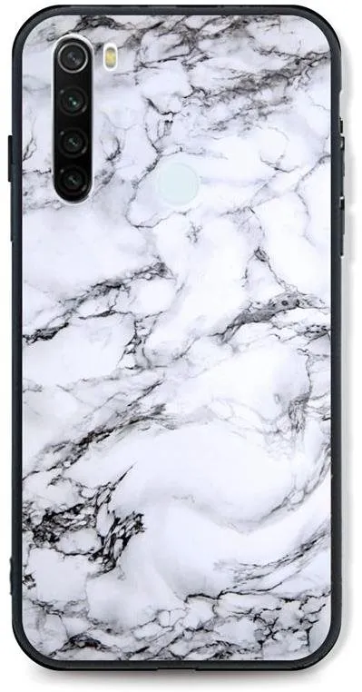 Kryt na mobil TopQ Kryt LUXURY Xiaomi Redmi Note 8T pevný Marble White 46897, pre Xiaomi R