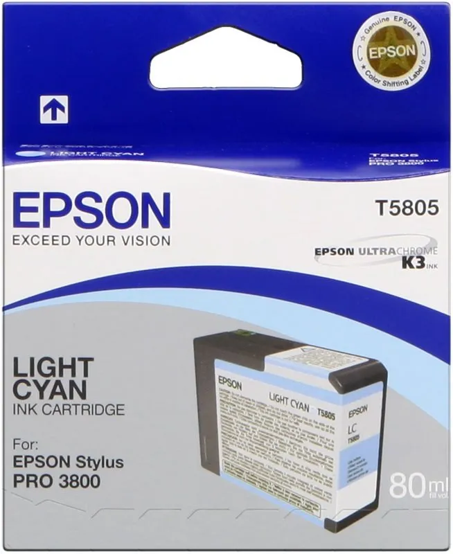 Cartridge Epson T580 svetlá azúrová