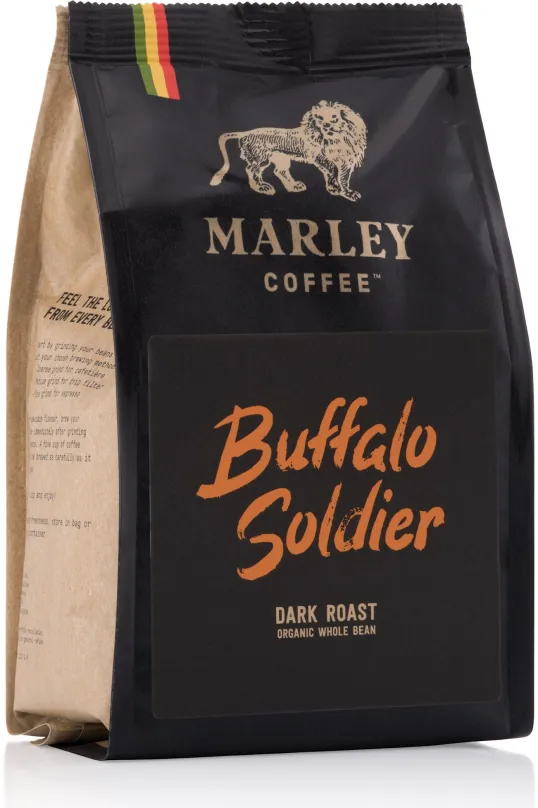 Káva Marley Coffee Buffalo Soldier - 1kg, zrnková, 100% arabica, pôvod Zmes rôzneho pôv