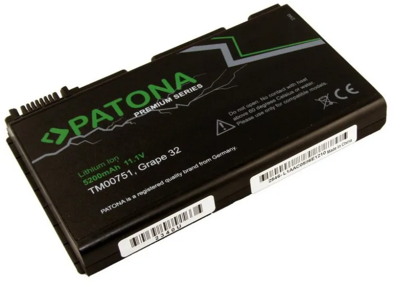 Batéria do notebooku PATONA pre ntb ACER EXTENSA 5220 5200mAh Li-Ion 11.1V PREMIUM