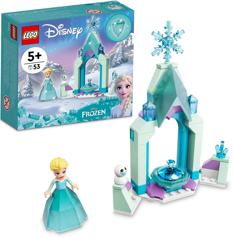 LEGO stavebnica LEGO® I Disney Ľadové kráľovstvo 43199 Elsa a zámocké nádvorie