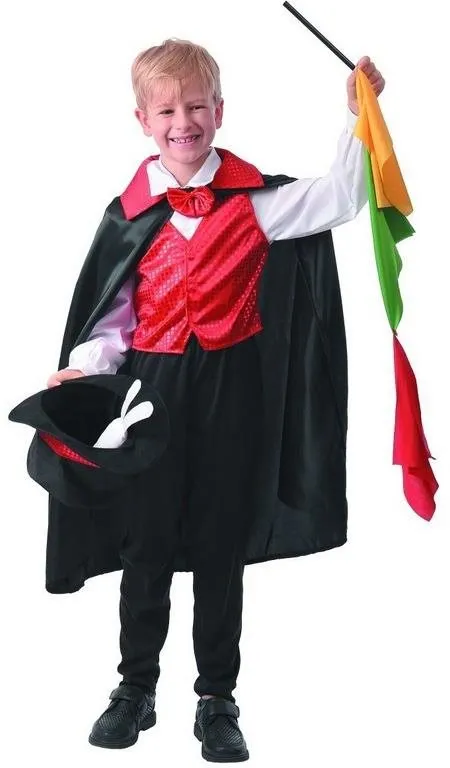 Kostým MaDe Šaty na karneval - kúzelník, 120 - 130 cm