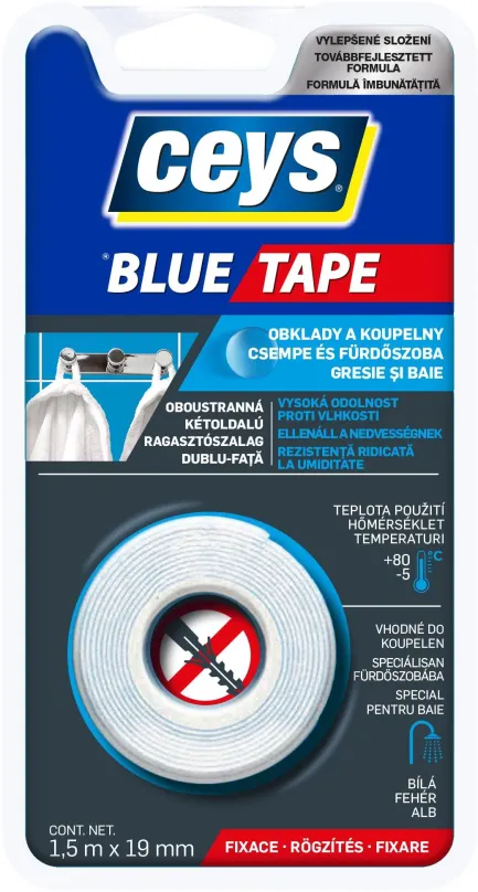 Lepiaca páska CEYS Blue tape 1,5 mx 19 mm