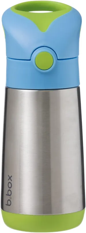 Detská termoska B.Box Termoska na pitie so slamkou 350 ml modrá