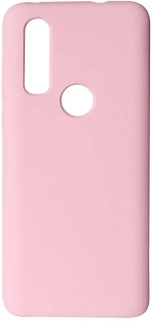 Kryt na mobil Hishell Premium Liquid Silicone pre Motorola One Action ružový