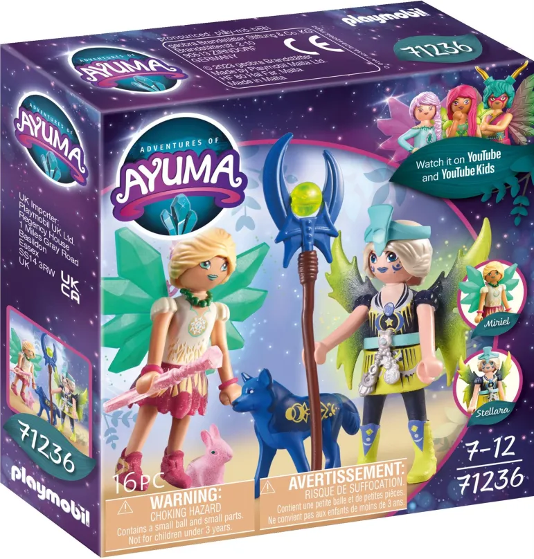 Stavebnica Playmobil 71236 Crystal- a Moon Fairy s tajomnými zvieratami