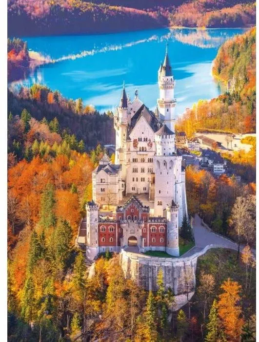 Puzzle Clementoni Puzzle Zámok Neuschwanstein 1000 dielikov