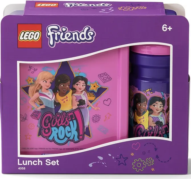Olovrantový box LEGO Friends Girls Rock desiatový set