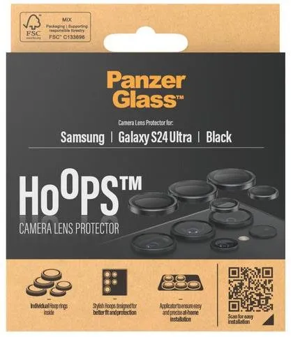 Ochranné sklo na objektív PanzerGlass HoOps Samsung Galaxy S24 Ultra (ochrana šošoviek fotoaparátu)