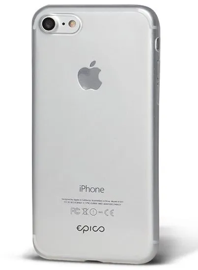 Kryt na mobil Epico Ronny Gloss Case iPhone 7/8/SE (2020)/SE (2022) - biela transparentná