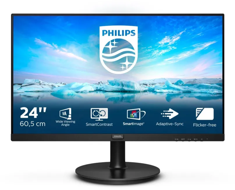 LCD monitor 24" LED Philips 242V8LA - Full HD,VA, DisplayPort, HDMI, repro