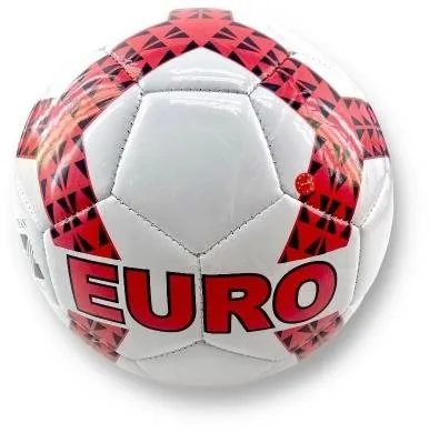 Futbalová lopta EURO veľ. 5, bielo-červená